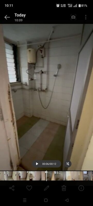 Bathroom in 1 BHK Apartment at Sagar CHS Mahim, Mahim – for Rent