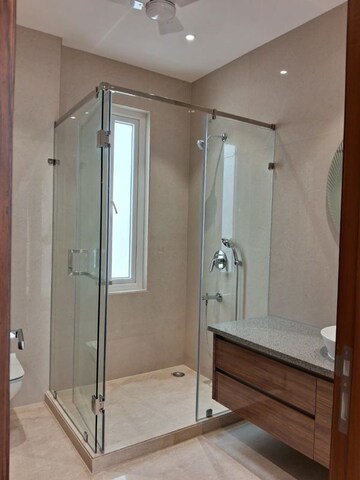 Bathroom in 3 BHK Builder Floor at Defence Colony – for Rent