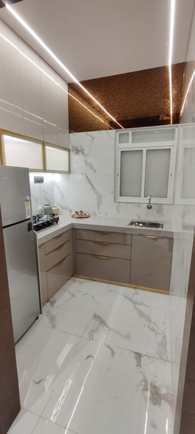 Kitchen, dotom-isle 1 Bedroom 422 Sq.Ft. Apartment In Malad West Mumbai 9987689