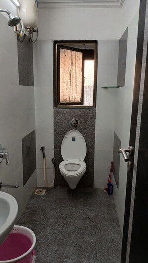 Bathroom in 2 BHK Apartment at Rag Megh Malhar, Goregaon East – for Rent