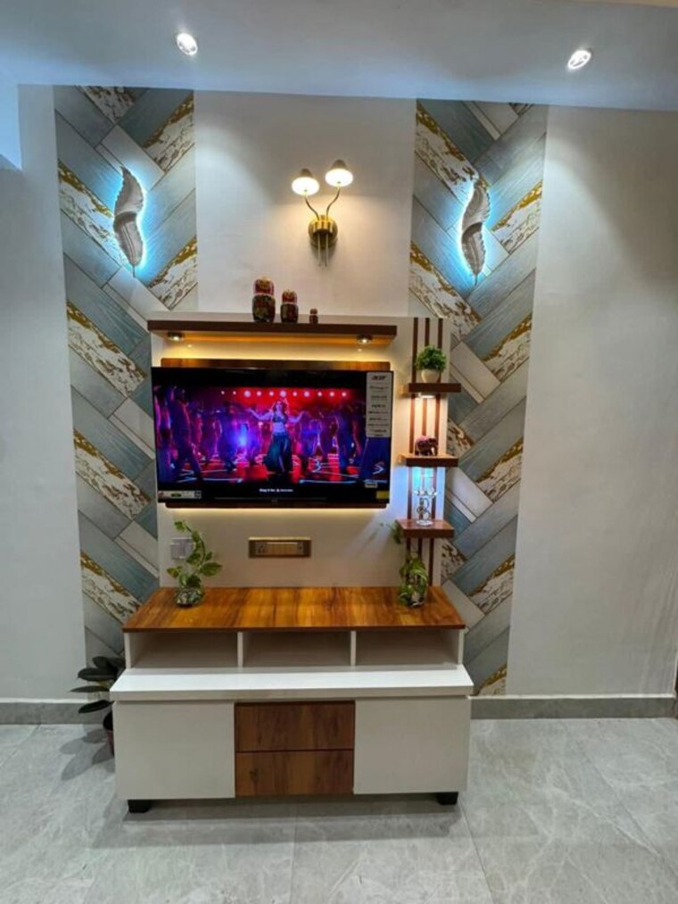 Living Room, saket 2 Bedroom 850 Sq.Ft. Builder Floor In Saket Delhi 9983527
