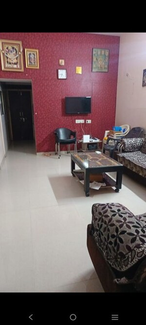 Living Room in 1.5 BHK Apartment at Preksha Keshav Bunglows, Chandkheda – for Rent