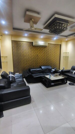 Living Room in 3 BHK Apartment at HBH Galaxy Apartments, Sector 43 – for Rent