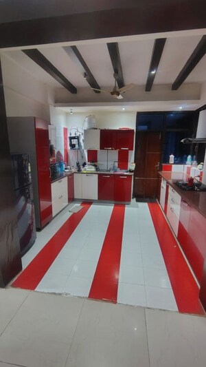 Kitchen in 3 BHK Apartment at HBH Galaxy Apartments, Sector 43 – for Rent