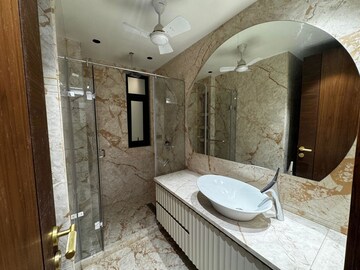 Bathroom in 4 BHK Builder Floor at Gulmohar Park – for Rent