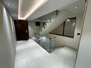 Staircase in 4 BHK Builder Floor at Gulmohar Park – for Rent