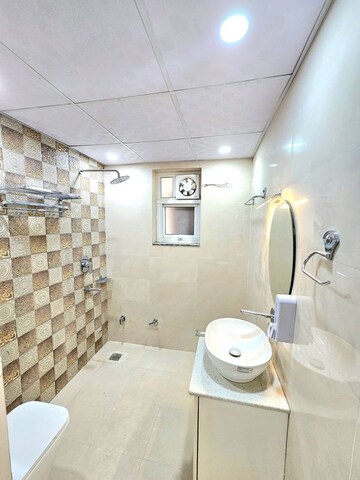 Bathroom in 4 BHK Apartment at Dwarka – for Rent