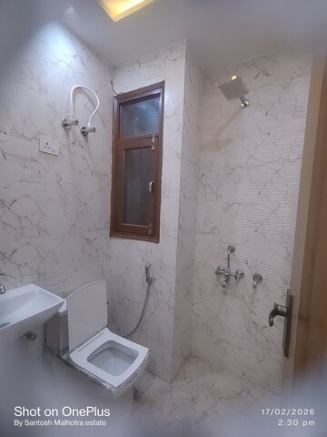 Bathroom in 2 BHK Builder Floor at Dwarka Mor – for Rent