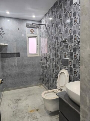 Bathroom in 3 BHK Apartment at Dwarka – for Rent