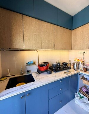 Kitchen in 1 BHK Apartment at Venus Upvan CHS, Gawand Baug – for Rent