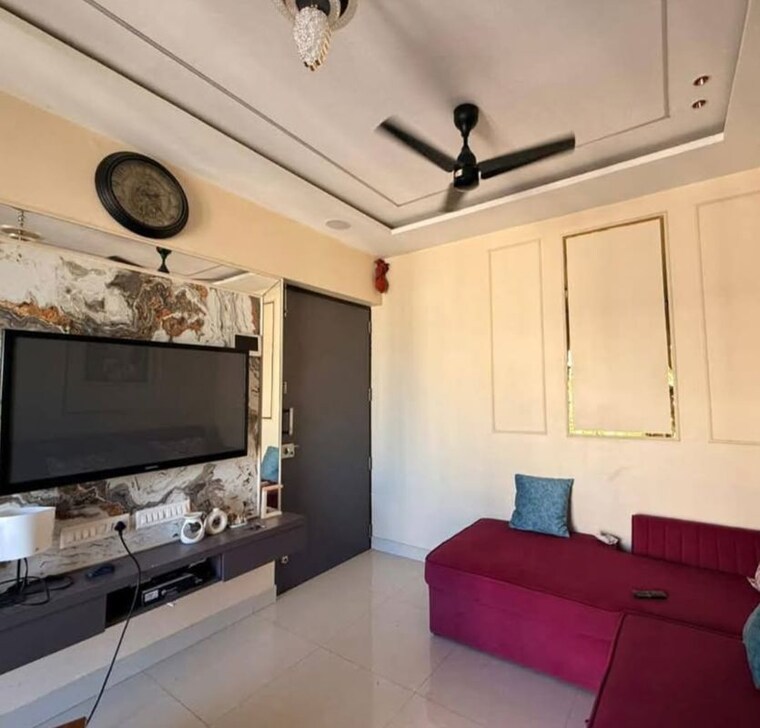 Living Room, venus-upvan-chs 1 Bedroom 510 Sq.Ft. Apartment In Gawand Baug Thane 9989041