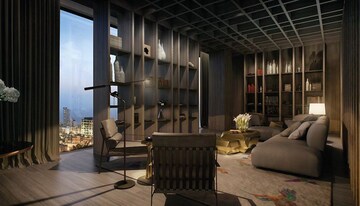 Living Room in 5 BHK Apartment at Provenance Four Seasons Private Residences, Worli – for Sale