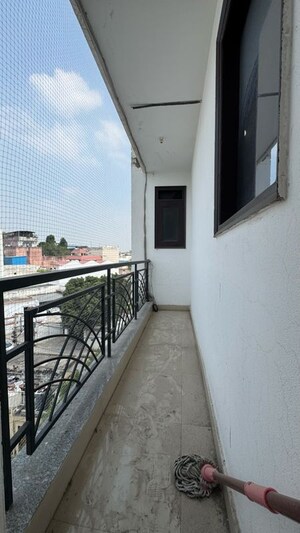 Balcony in 1 BHK Apartment at Palm Residency Chhatarpur, Rajpur Khurd Extension – for Rent