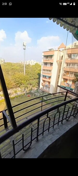 Balcony in 3 BHK Apartment at Sector 13 Dwarka – for Rent