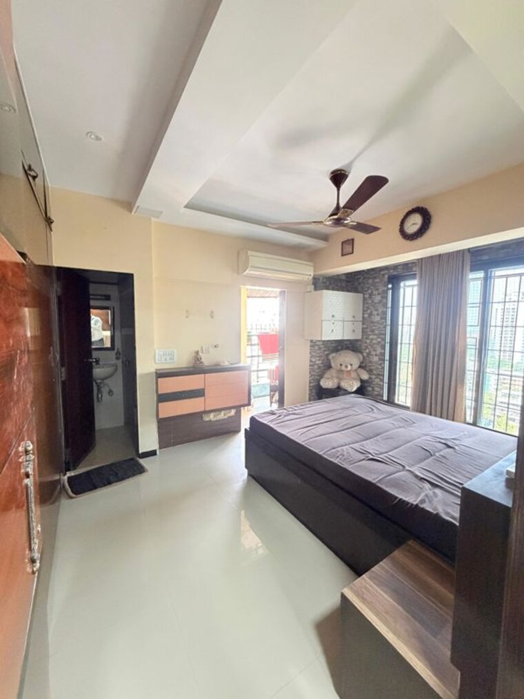 Bedroom, jaydeep-park 2 Bedroom 1200 Sq.Ft. Apartment In Majiwada Thane 9989840