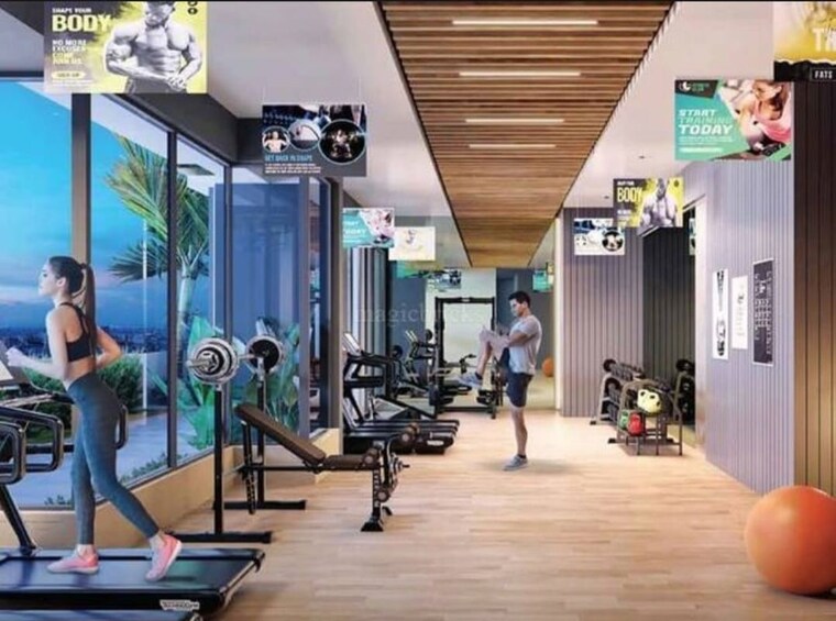Gym, arkade-aspire 2 Bedroom 901 Sq.Ft. Apartment In Goregaon East Mumbai 9989725