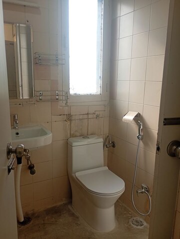 Bathroom in 3 BHK Apartment at Sector 4 Dwarka – for Rent