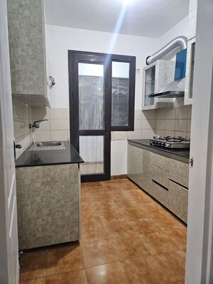 Kitchen in 3 BHK Builder Floor at Unitech South City II, Sector 50 – for Rent