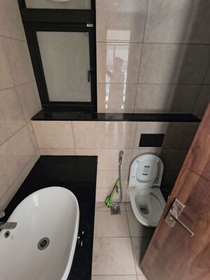 Bathroom in 3 BHK Apartment at Adani Samsara Vilasa, Sector 63 – for Rent