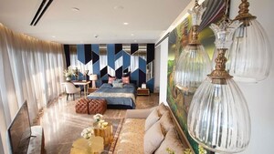 Bedroom in 5 BHK Apartment at Lodha The World Towers World One Tier 2, Worli – for Sale