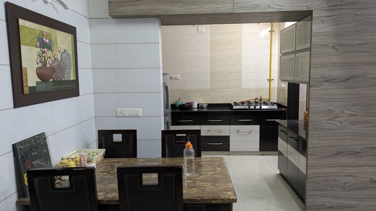 Kitchen, pushkar-7-opulance 3 Bedroom 2055 Sq.Ft. Apartment In Ambawadi Ahmedabad 9990592