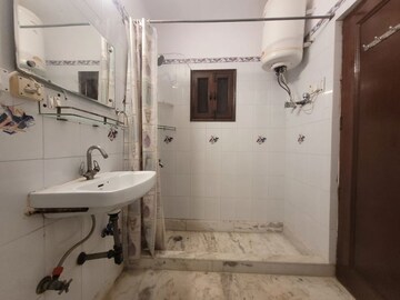 Bathroom in 2 BHK Builder Floor at Malviya Nagar – for Rent