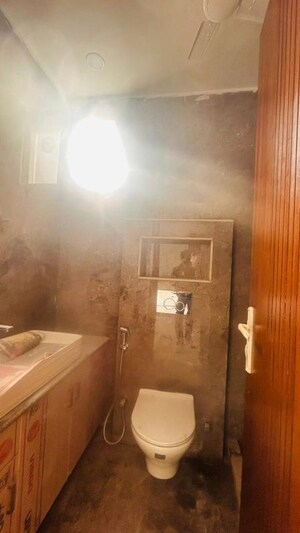 Bathroom in 2 BHK Builder Floor at Malviya Nagar – for Rent