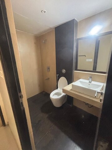 Bathroom in 1.5 BHK Apartment at Lodha Amara, Kolshet Road – for Rent