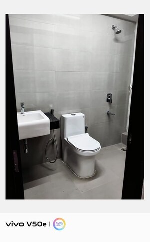 Bathroom in 2 BHK Apartment at Indiabulls One Indiabulls, Pokhran Road No Two – for Rent