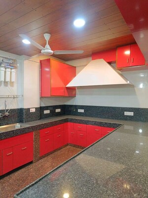 Kitchen in 3 BHK Apartment at DLF Atria, Dlf Phase ii – for Rent