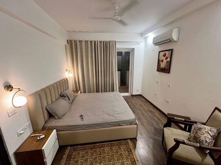 Bedroom, allwin-el-spazia 3 Bedroom 1700 Sq.Ft. Apartment In Sanauli Zirakpur 9991994