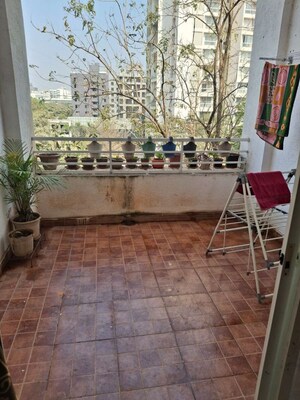 Balcony in 2 BHK Apartment at Baner – for Rent