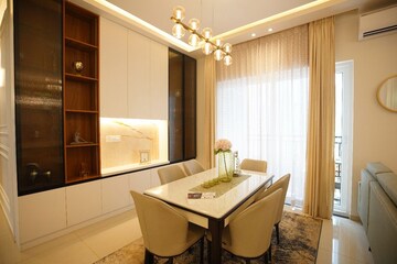 Dining area in 2 BHK Apartment at Gunjur – for Sale