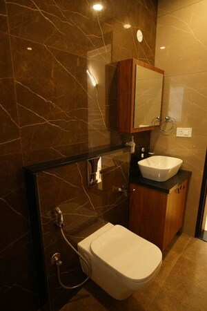 Bathroom in 2 BHK Apartment at Gunjur – for Sale