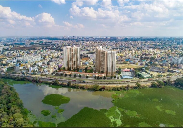 Exterior View, monarch-aqua 2 Bedroom 1200 Sq.Ft. Apartment In Kr Puram Bangalore 9992021