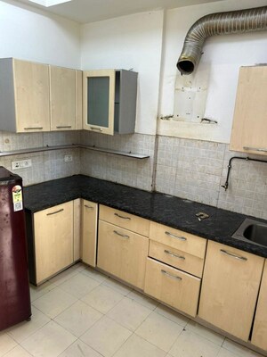 Kitchen in 3 BHK Apartment at Sunworld Vanalika, Sector 107 – for Rent