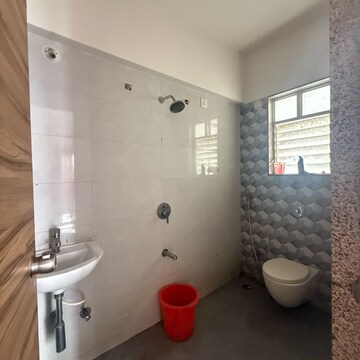 Bathroom in 2 BHK Apartment at Uday Emerald Park, Tathawade – for Rent