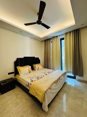 Bedroom in 4 BHK Builder Floor at Anand Lok – for Rent
