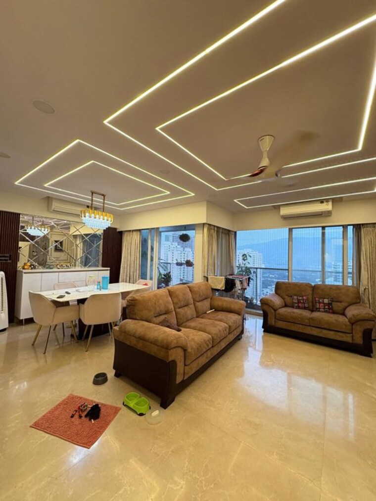 Living Room, hiranandani-meadows 3 Bedroom 1825 Sq.Ft. Apartment In Manpada Thane 9992905