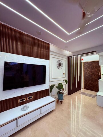 Living Room in 3 BHK Apartment at Hiranandani Meadows, Manpada – for Rent