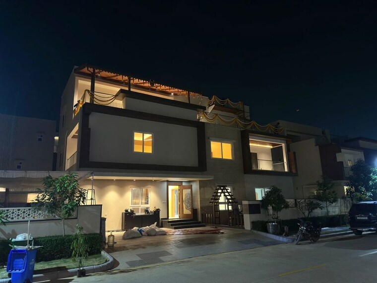 Exterior View, muppas-indraprastha 5 Bedroom 5500 Sq.Ft. Villa In Tellapur Hyderabad 9993098