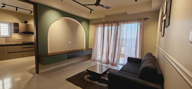 Living Room, my-home-tarkshya 3 Bedroom 2235 Sq.Ft. Apartment In Kokapet Hyderabad 9993123
