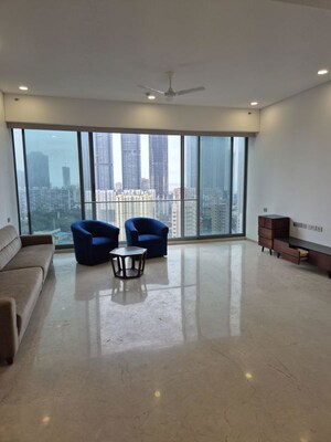 Living Room in 3 BHK Apartment at Rustomjee Crown, Prabhadevi – for Sale