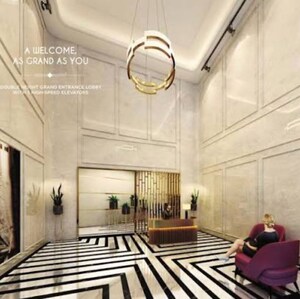 Bathroom in 2 BHK Apartment at Platinum 53 West, Munshi Nagar – for Sale