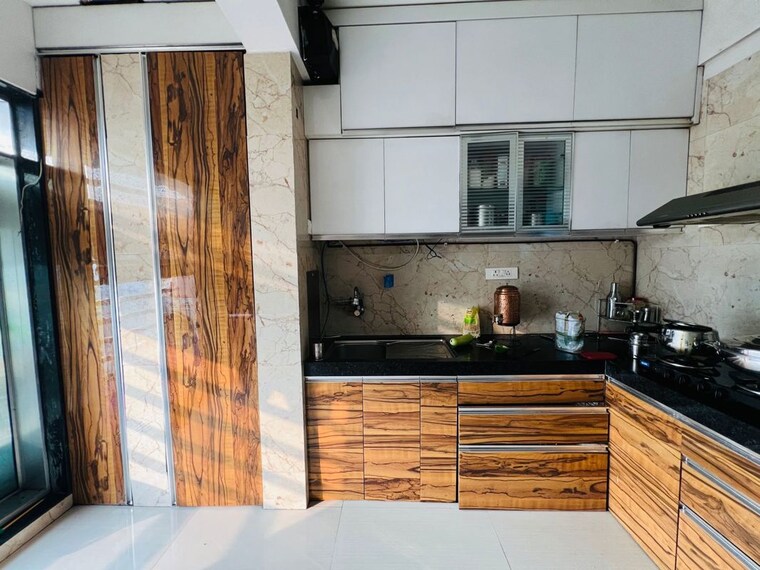Kitchen, soham-tropical-lagoon 2 Bedroom 865 Sq.Ft. Apartment In Ghodbunder Road Thane 9993201