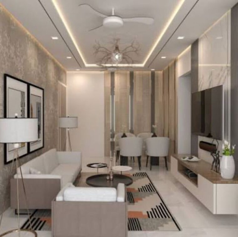 Living Room, primerose-apartment 2 Bedroom 750 Sq.Ft. Apartment In Lokhandwala Complex Mumbai 9993255