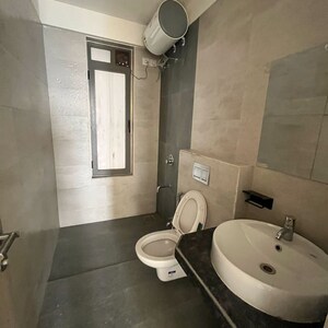 Bathroom in 3 BHK Apartment at Rustomjee Summit, Datta Pada – for Rent