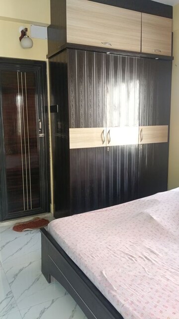 Bathroom in 2 BHK Apartment at Mani Casa, New Town – for Rent