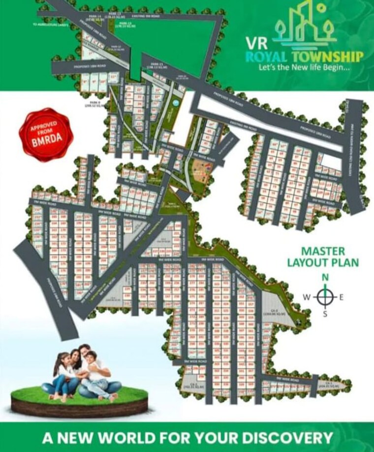 Exterior View, vr-royal-township  1225 Sq.Ft. Plot In Hoskote Bangalore 9993606
