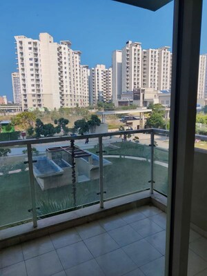 Balcony in 4 BHK Apartment at Shipra Krishna Vista, Ahinsa Khand 1 – for Sale